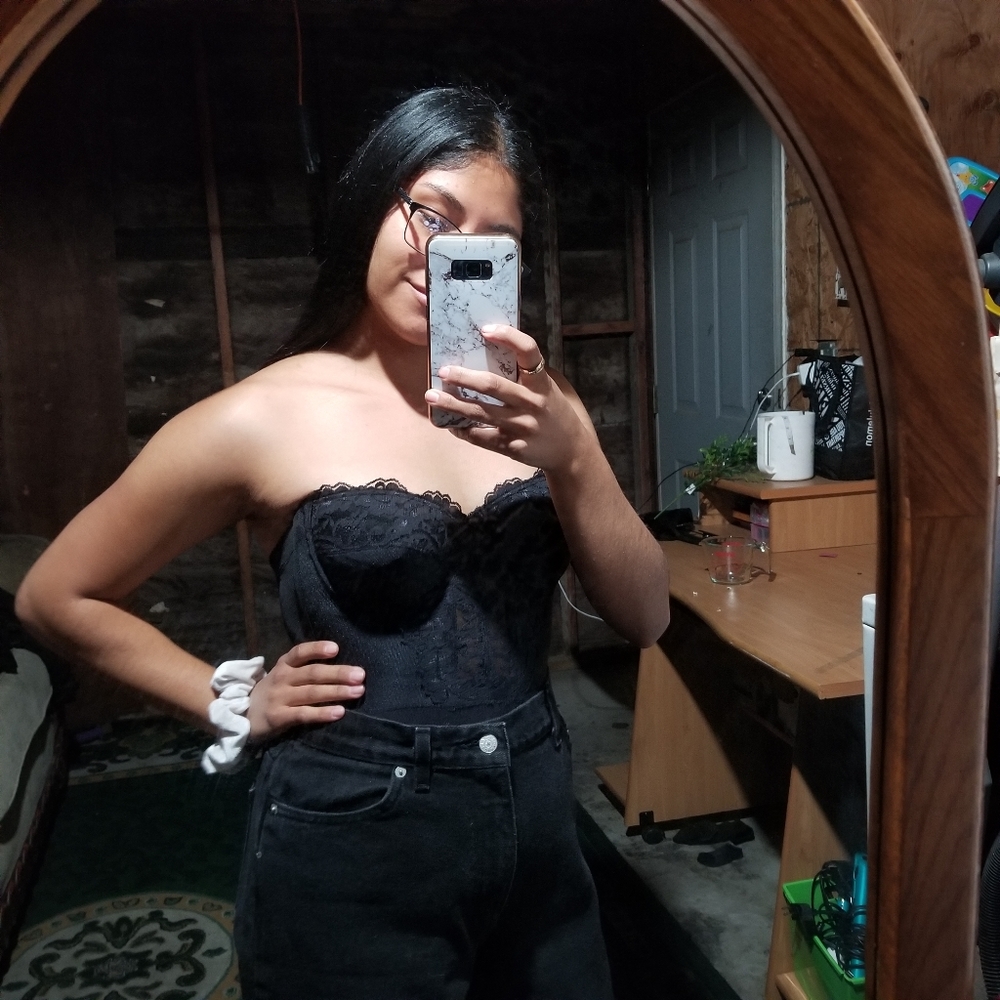 Vintage Faded Glory Black Mom Jeans